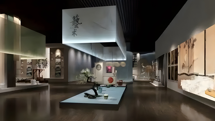 現(xiàn)代化科技文化主題沉浸式非遺主題展廳