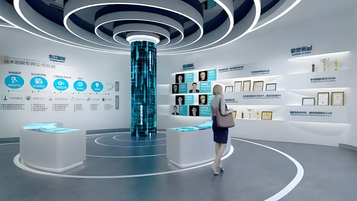 智能化垃圾分類主題展廳設計效果
